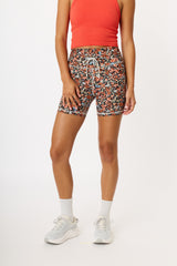 May biker shorts summer daisies
