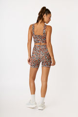 May biker shorts summer daisies