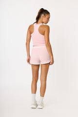 Mia high-neck bra tank blush