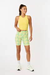 Mia high-neck tank bra lemon