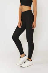 Nancy ribbed legging black