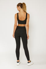 Nancy ribbed legging black