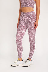 Nancy ribbed legging cherry ditsy