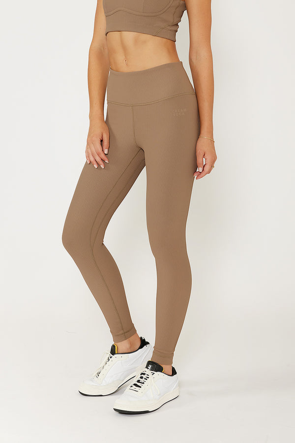 Nancy ribbed legging oyster