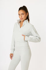 Olivia half-zip pullover snow