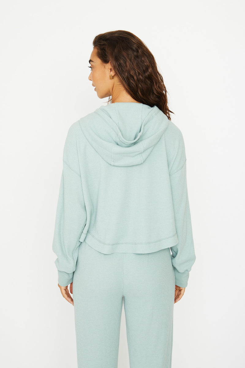 Shana thermal hoodie mint