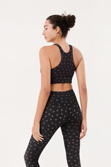 Sophia high neck bra whisper leaf