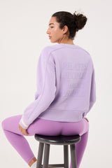 Sylvie "pilates people are my people" sweatshirts lilac
