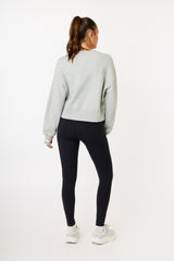 Sylvie "barre is my favorite" sweatshirt heather gray
