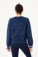 Sylvie "pilates people are my people" sweatshirts navy