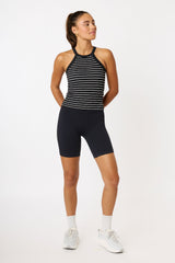 Thea bra tank black stripes