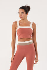Torie bra top desert coral