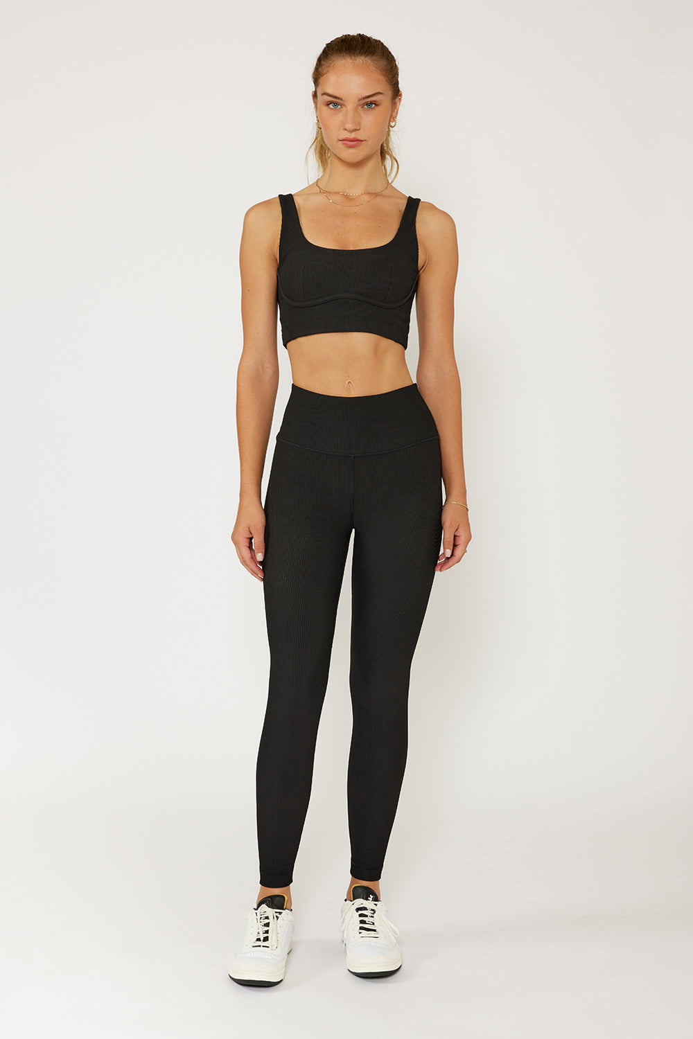 Cream Yoga - Venesa bustier sports bra black