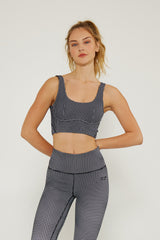 Venesa bustier bra black gingham