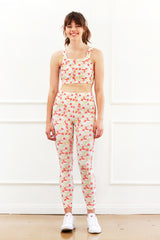 Casey square neck sports bra ditsy floral