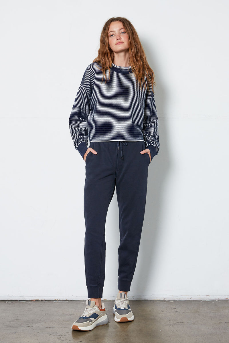 Cream Yoga - Joey ribbed high neck technical sweater