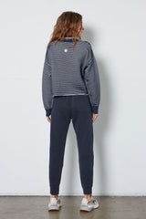 Joey ribbed high neck technical sweater