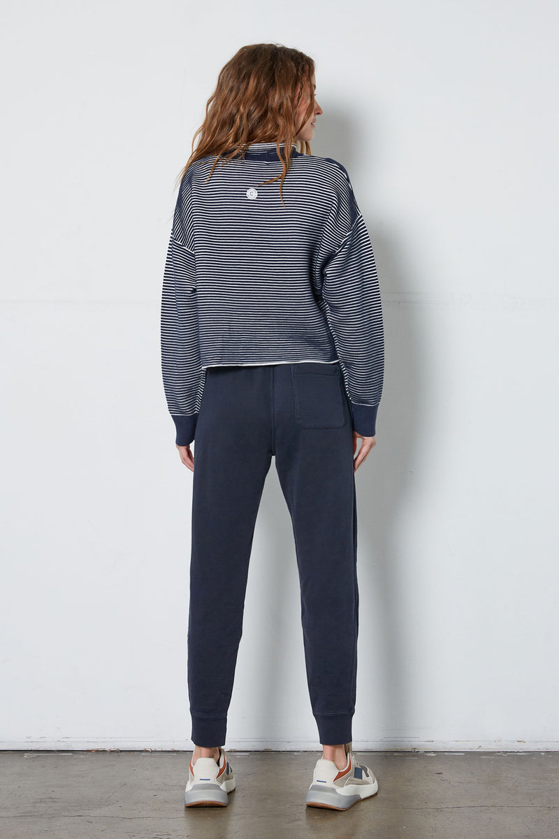 Joey ribbed high neck technical sweater