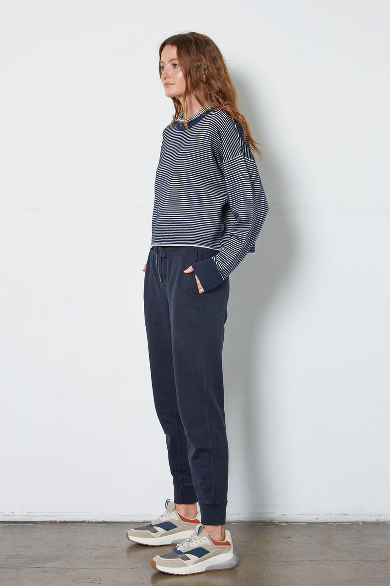 Joey ribbed high neck technical sweater