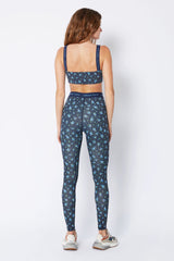Angela floral printed legging navy ditsy