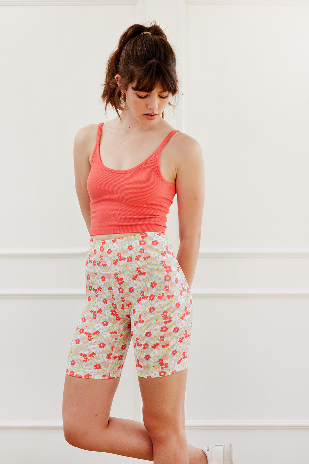 Cream Yoga - Harper print biker shorts ditsy floral 8