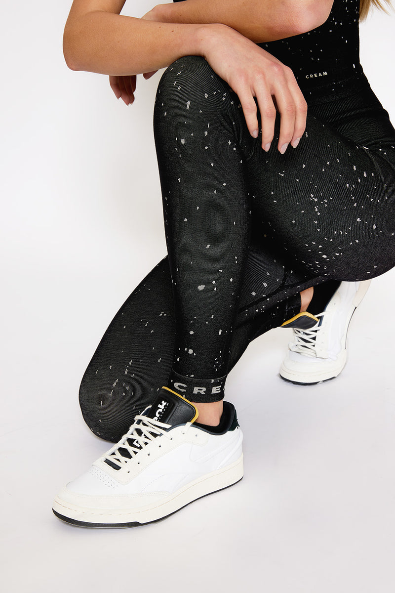 Lorde seamless legging black dots