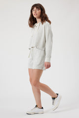 Cream yoga - Marina thermal shorts heather